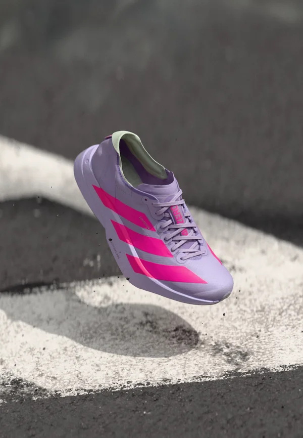 ADIZERO ADIOS PRO 4 - Road running shoes - crystal jade/shock pink/collegiate navy