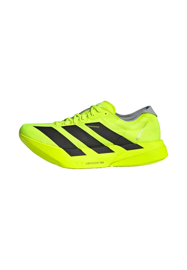 ADIZERO ADIOS PRO 4 - Road running shoes - lucid lemon   core black   halo silver