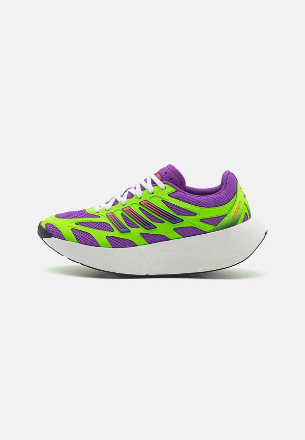 ADIZERO ARUKU - Trainers - active purple/solar green/silver metallic