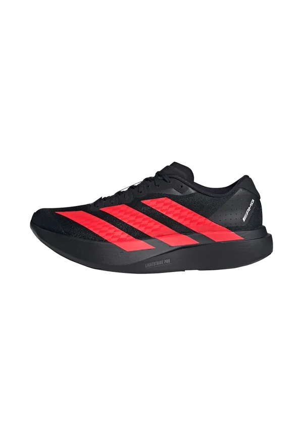 ADIZERO EVO SLAMG - Road running shoes - core black/lucid red/cloud white