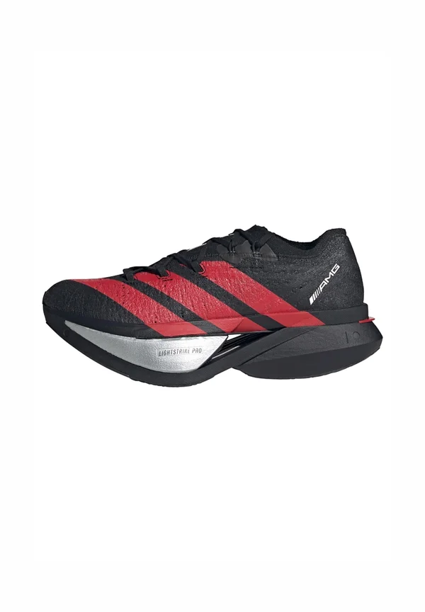 ADIZERO PRIME X3 STRUNG AMG - Road running shoes - core black/lucid red/cloud white