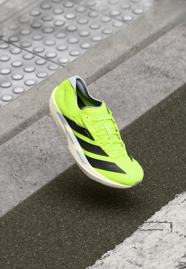 ADIZERO TAKUMI SEN 11 - Road running shoes - lucid lemon/core black/halo silver-coloured