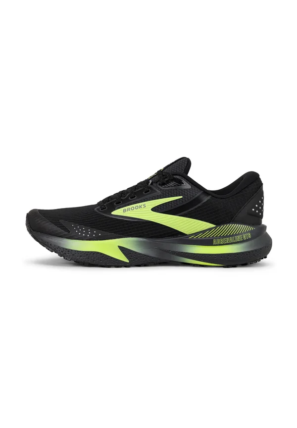 ADRENALINE GTS 24 WEATHERIZED - Road running shoes - black ebony/new yellow