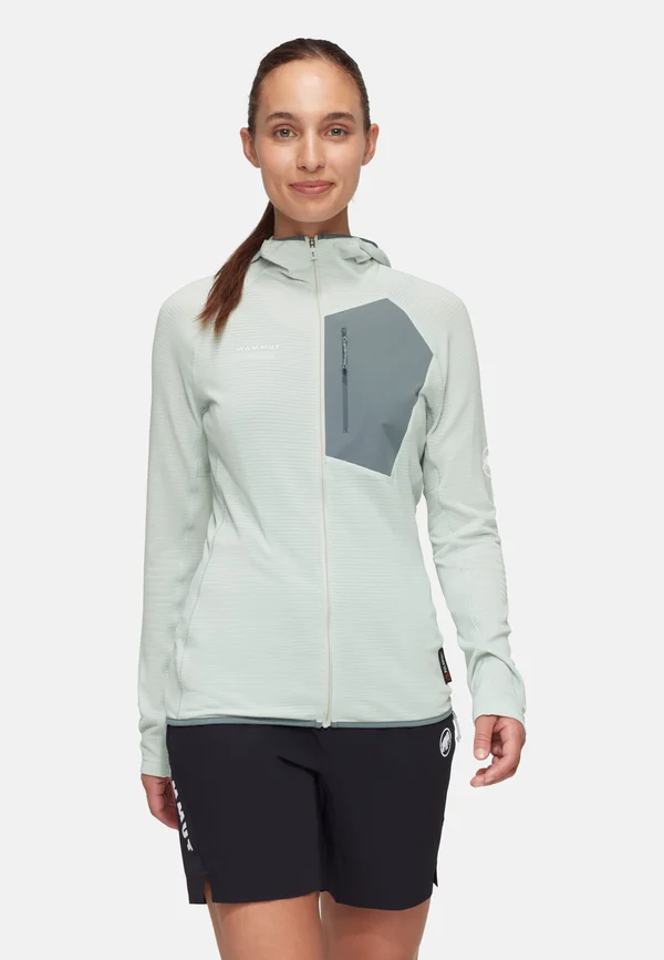 AENERGY LIGHT HOODED - Ski jacket - silver sage strata