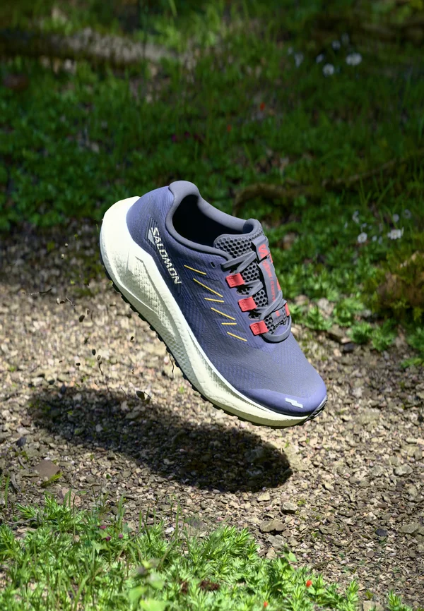 AERO BLAZE 3 GRVL - Trail running shoes - astral aura/maritime blue/haute red