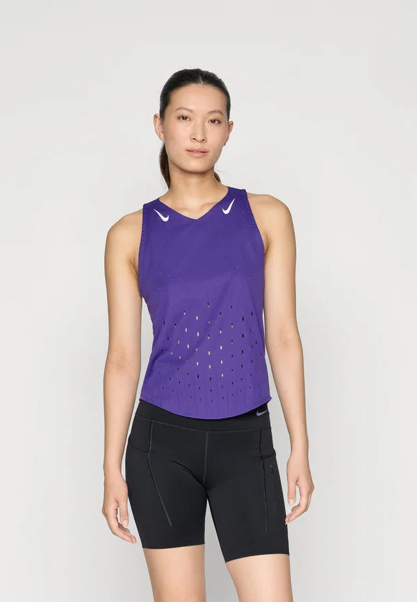 AEROSWIFT SINGLET - Top - court purple/white