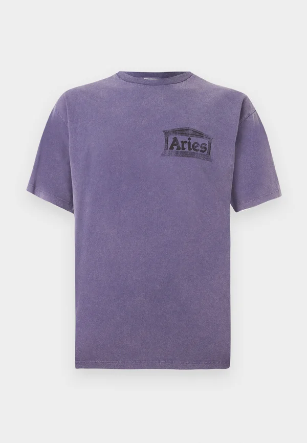 AGED ANCIENT TEMPLE TEE UNISEX - Print T-shirt - purple