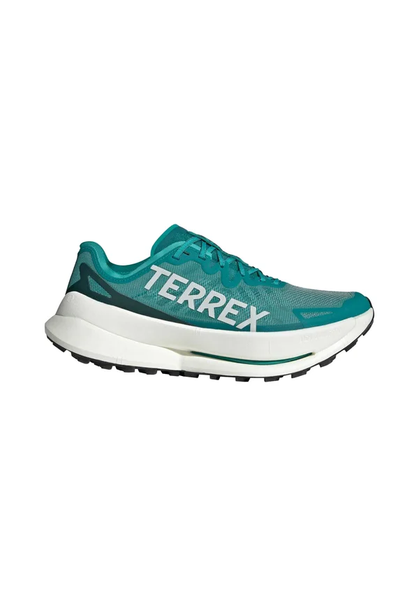 AGRAVIC SPEED ULTRA  - Trail running shoes - pure teal   grey one   aurora ivy