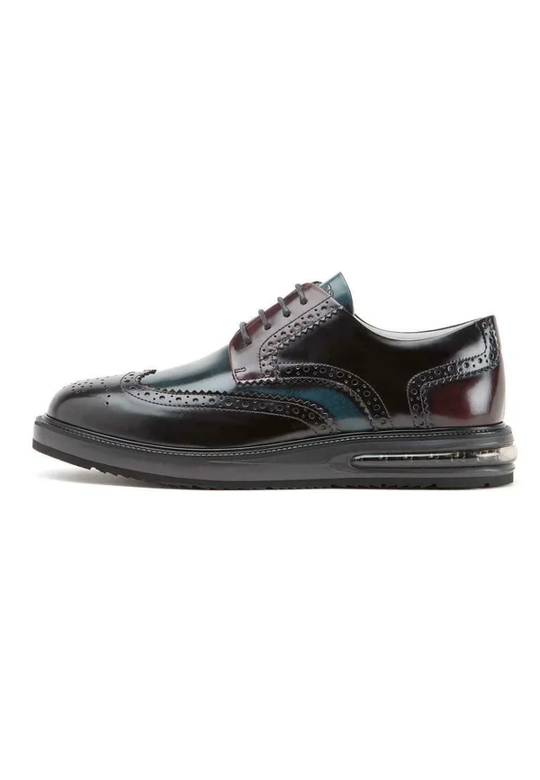 AIR BROGUE - Smart lace-ups - black