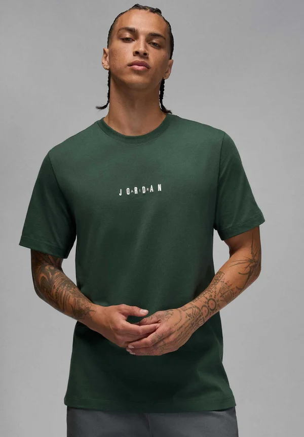 AIR CREW - Print T-shirt - midnight green sail sail