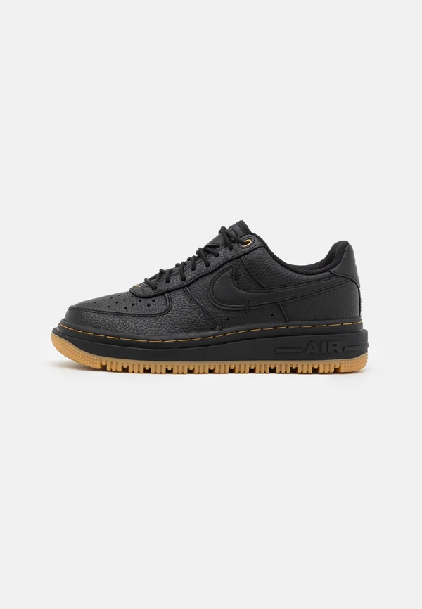 AIR FORCE 1 LUXE - Trainers - black/bucktan/yellow