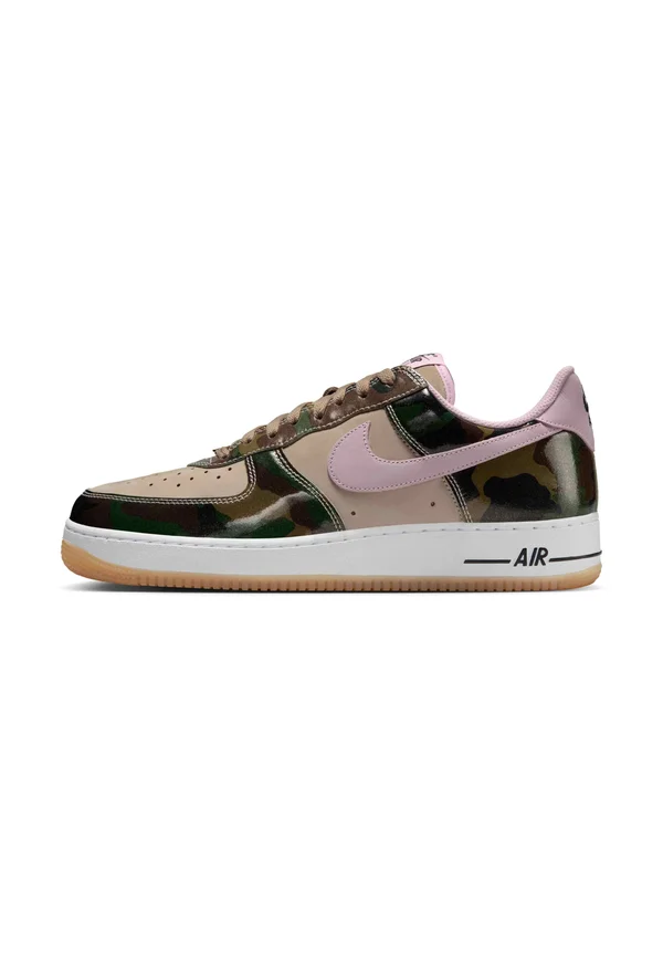 AIR FORCE 1 RETRO - Trainers - desert khaki/pink foam/black/white/yellow
