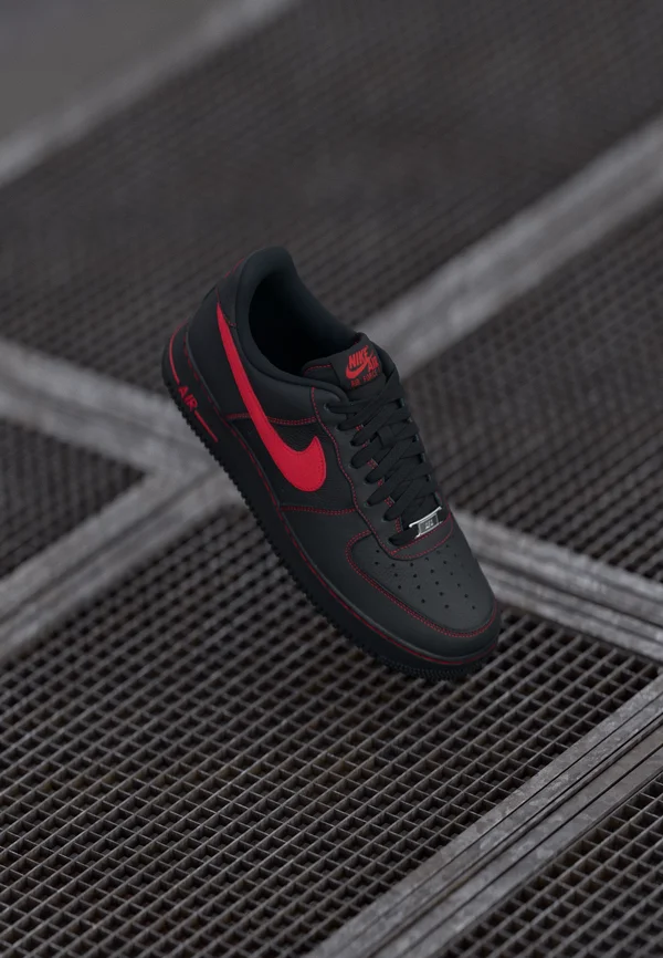 AIR FORCE 1 - Trainers - black/university red