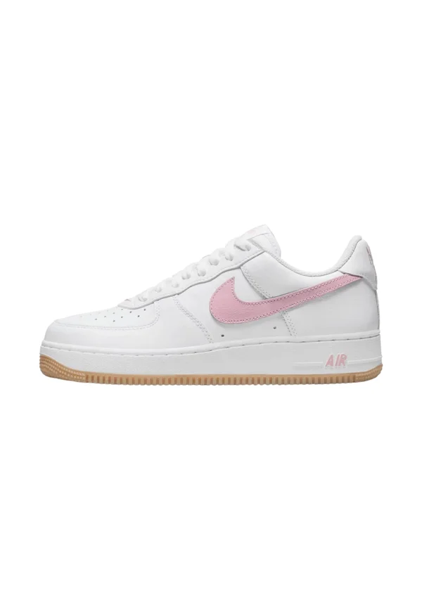 AIR FORCE  LOW RETRO - Trainers - white pink gum yellow mtlc gld
