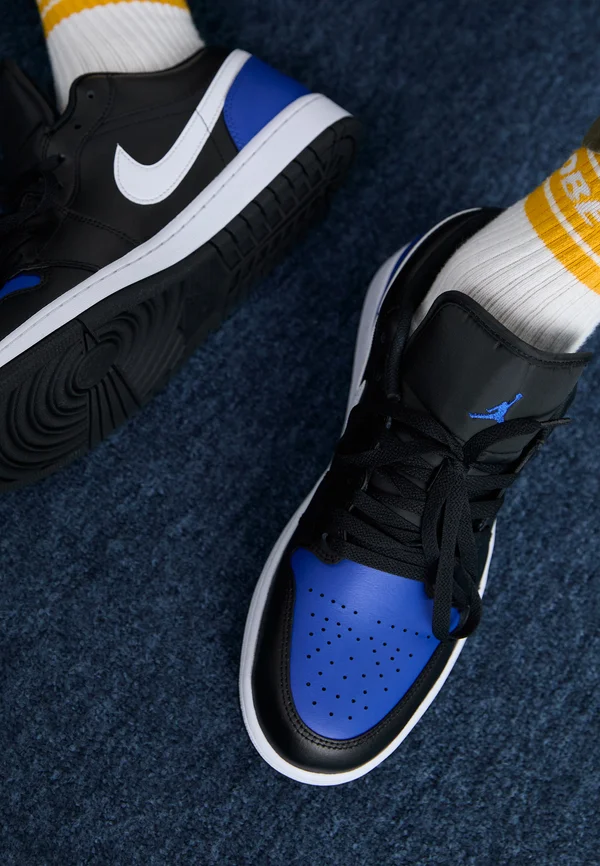 AIR JORDAN 1 - Trainers - black/white/game royal