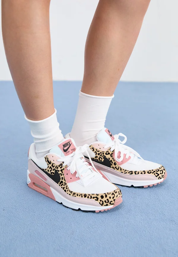 AIR MAX 90 PRINT - Trainers - white/black/silt red/rust pink/sanddrift/hemp