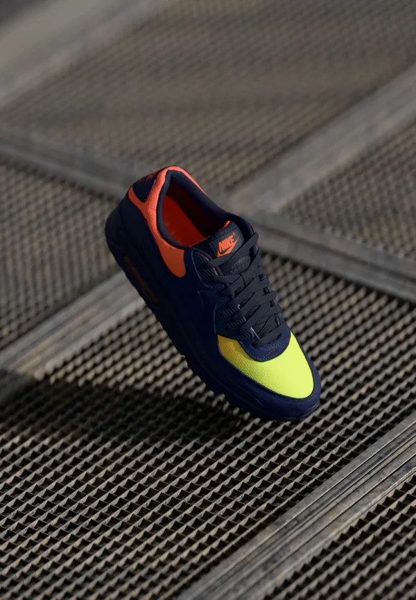 AIR MAX 90 - Trainers - lemon venom/blackened blue/hyper crimson/laser orange