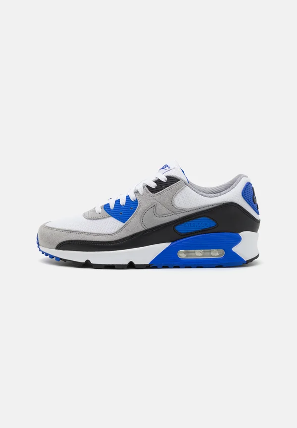 AIR MAX 90 - Trainers - white/particle grey/light smoke grey/black/hyper royal
