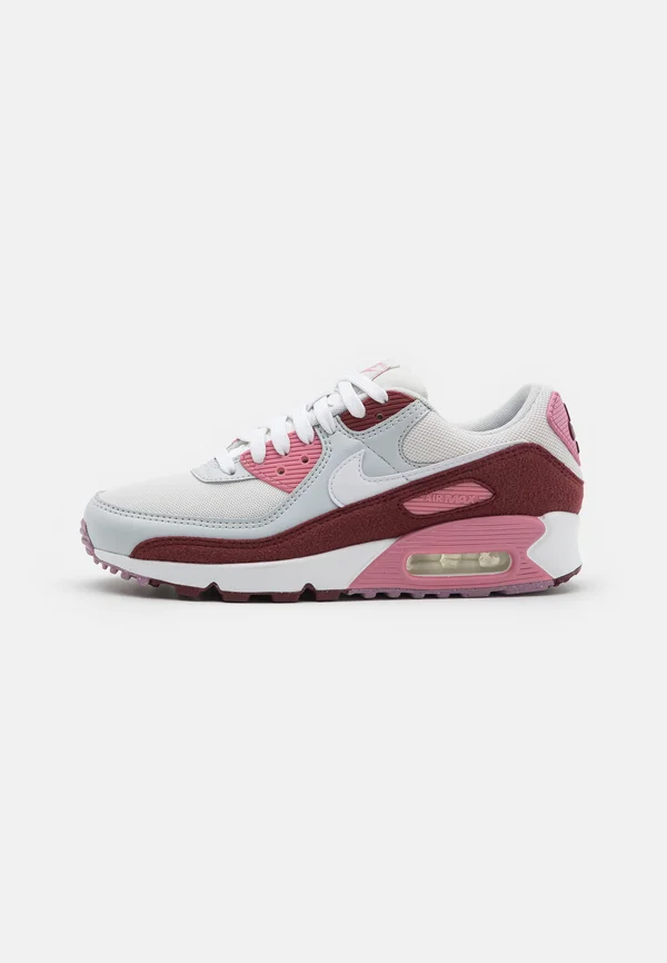 AIR MAX 90 VDAY - Trainers - dark team red/white/platinum tint/pure platinum/elemental pink