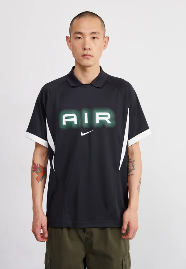 AIR - Polo shirt - black/black/white