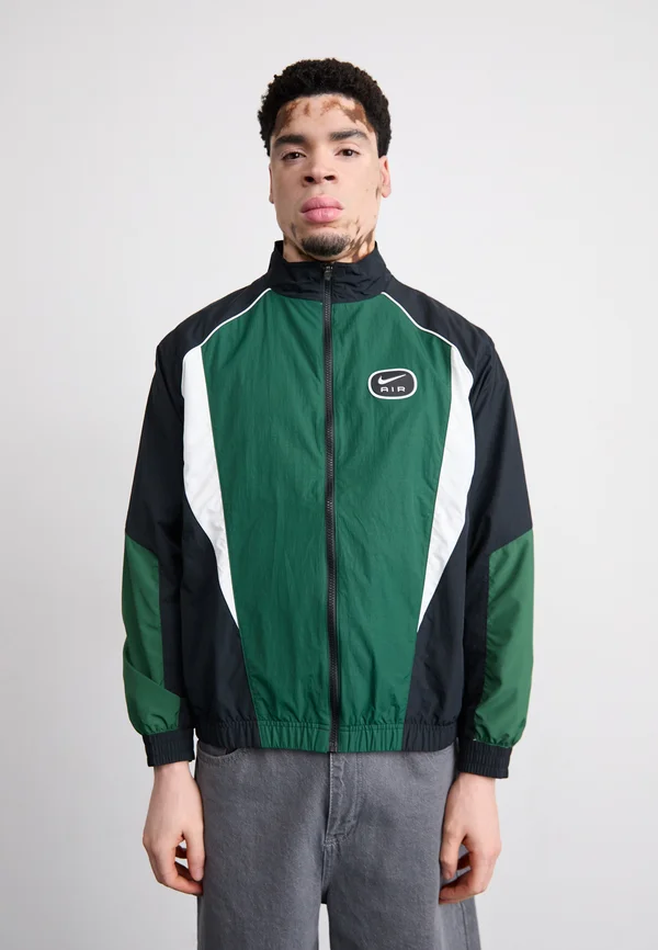 AIR TRACKTOP - Summer jacket - black/fir/white