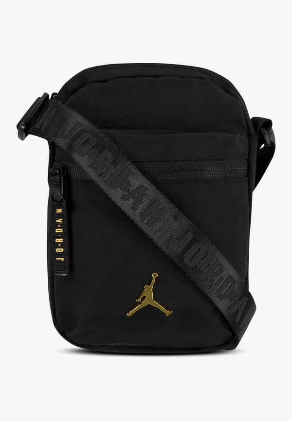 AIRBORNE FESTIVAL BAG - Cross body bag - black/gold