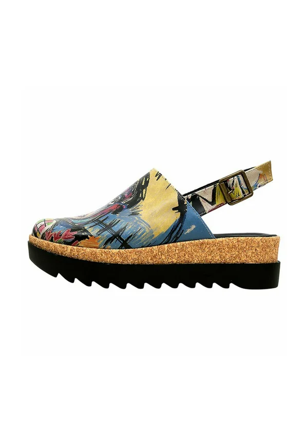 AKITA LIVE AND SAVE - Platform sandals - blau