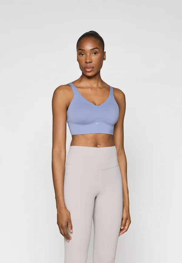 ALATE BRA - Medium support sports bra - world indigo/white