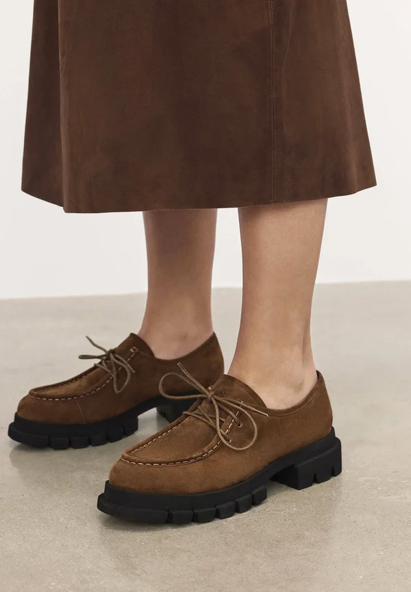 ALAYNA - Lace-ups - light brown