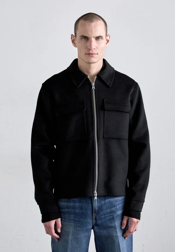 ALBAN - Summer jacket - black