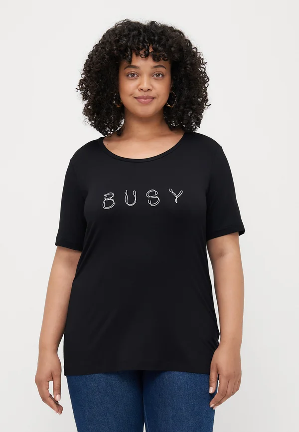 ALBI - Print T-shirt - nero