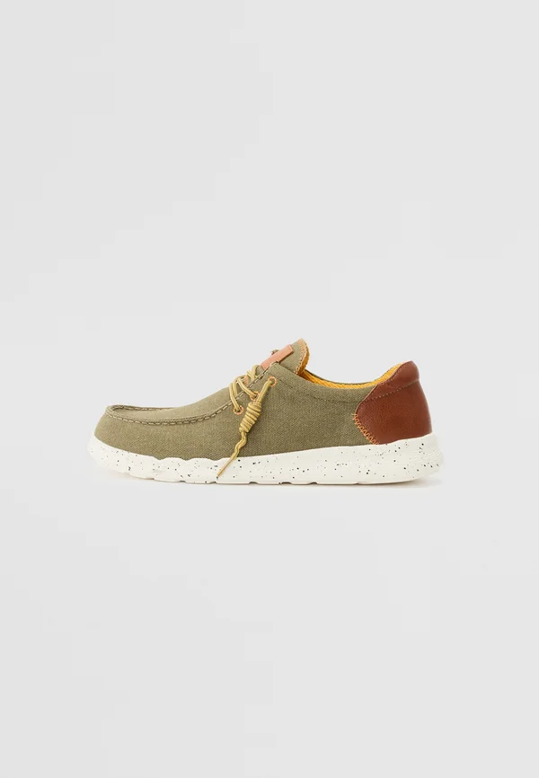 ALCYON - Boat shoes - mil green
