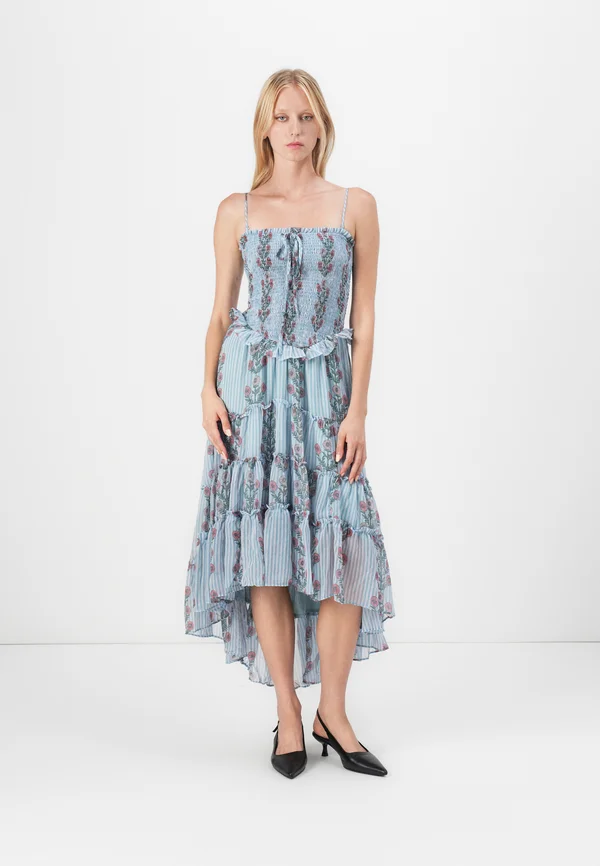 ALEJANDRA MIDI - Day dress - soft blue combo