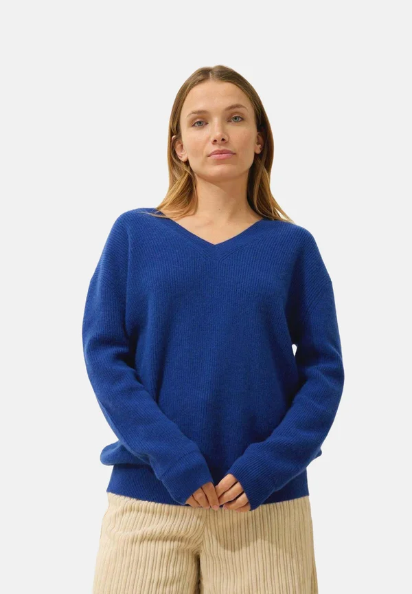 ALENIA V-NECK - Jumper - ultramarine
