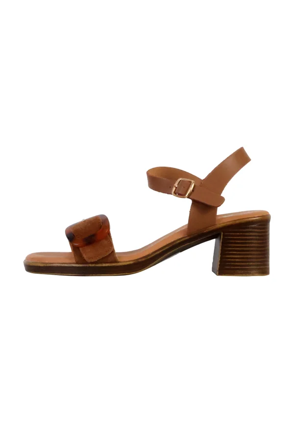 ALENO - Sandals - camel