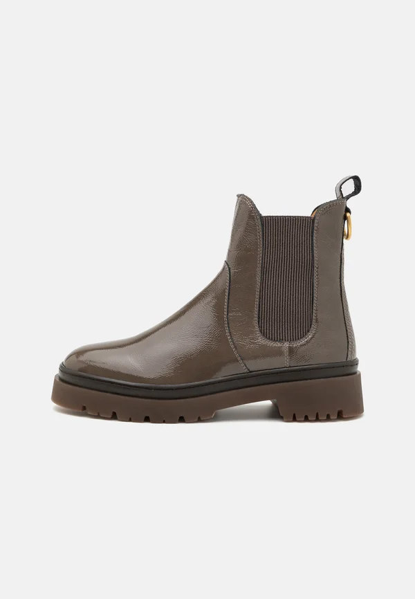 ALIGREY - Platform ankle boots - desert brown