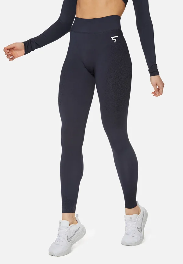 ALISH SEAMLESS SCRUCH  - Leggings - black