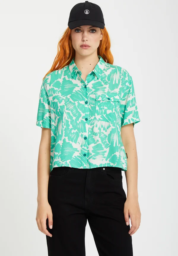 ALIX 2 - Button-down blouse - jade