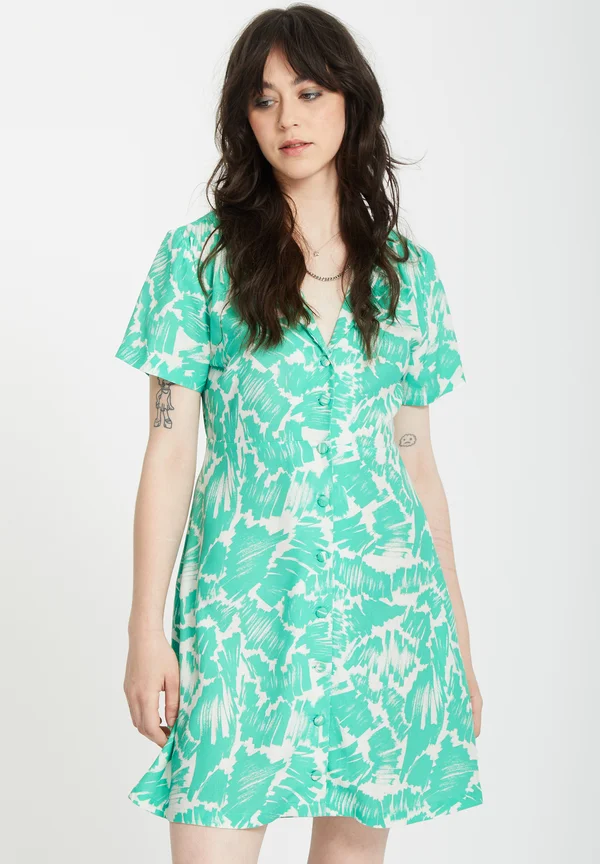 ALIX SHIRT - Shirt dress - jade