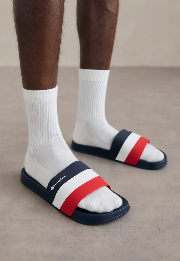 ALL AMERICAN - Slippers - navy/white/red