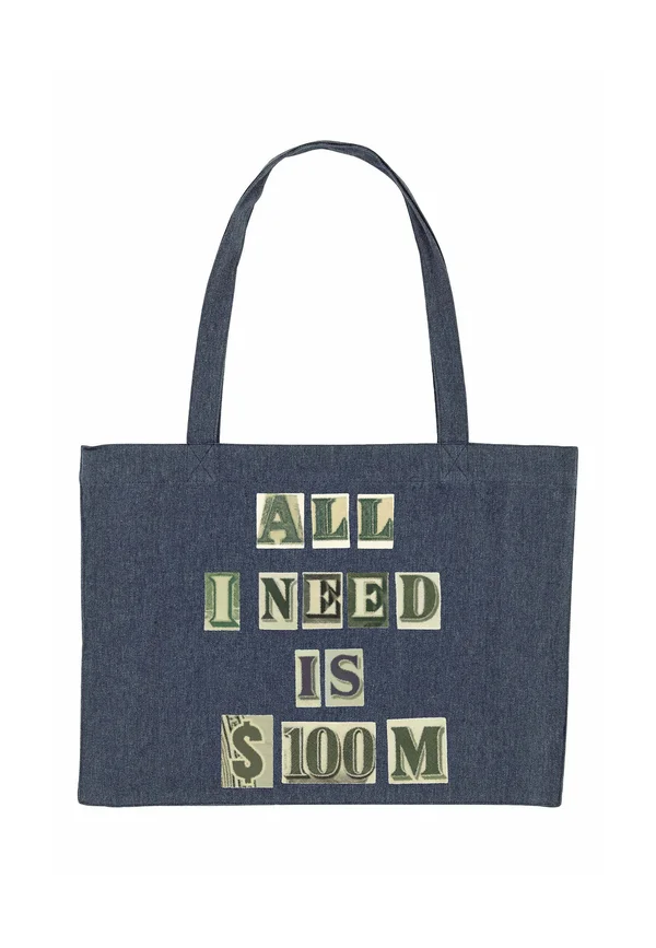 ALL I NEED PRINT - Handbag - blue