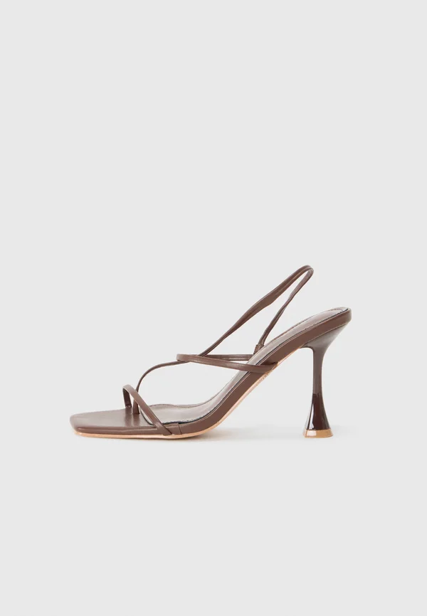 ALLEGRA - High heeled sandals - chocolate