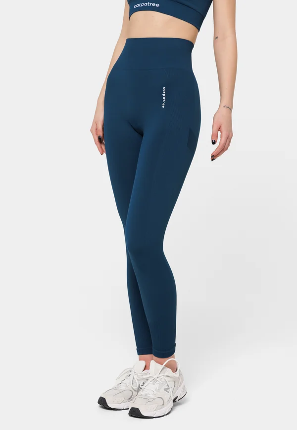 ALLURE SEAMLESS - Leggings - dark blue