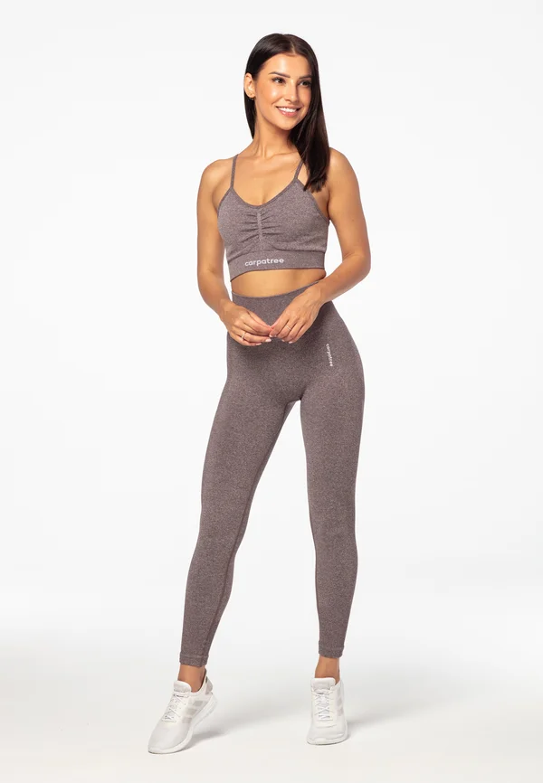 ALLURE SEAMLESS - Leggings - Trousers - brown