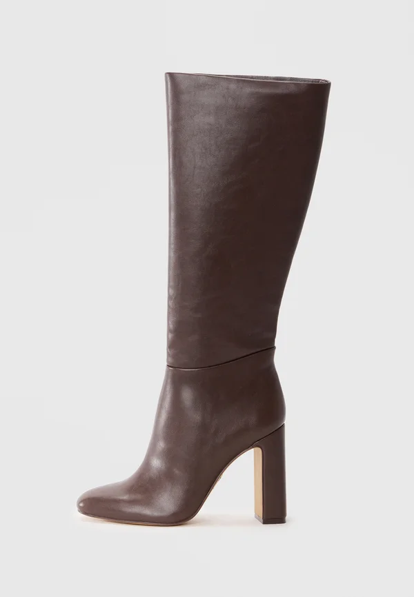 ALLY - High heeled boots - ground coffee