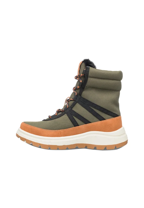 ALLYX - Winter boots - white/pink