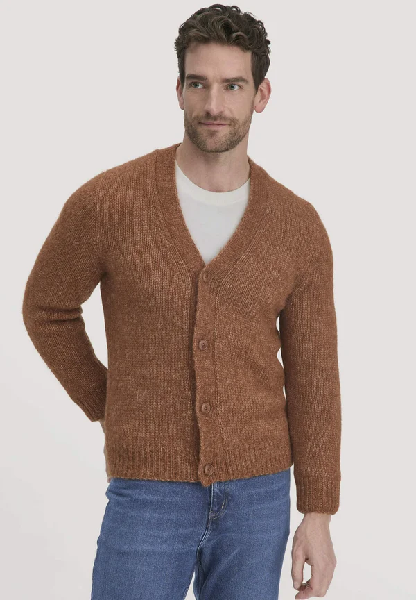 ALPAKA - Cardigan - cognac