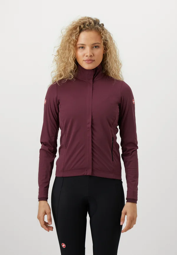 ALPHA JACKET - Cycling Jersey - deep bordeaux/brilliant pink