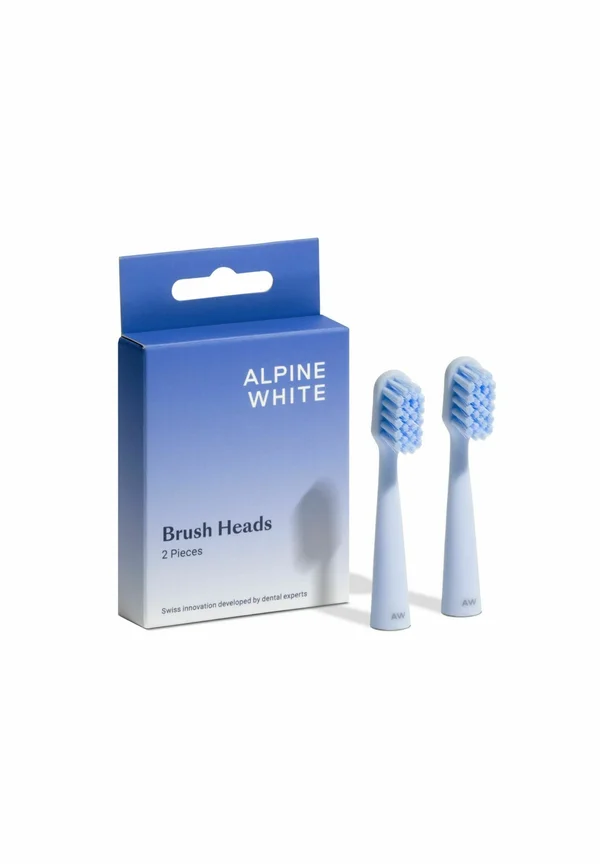 ALPINE WHITE ZAHNBÜRSTENKÖPFE BRUSH HEADS 2ER PACK - Dental care tool - blau