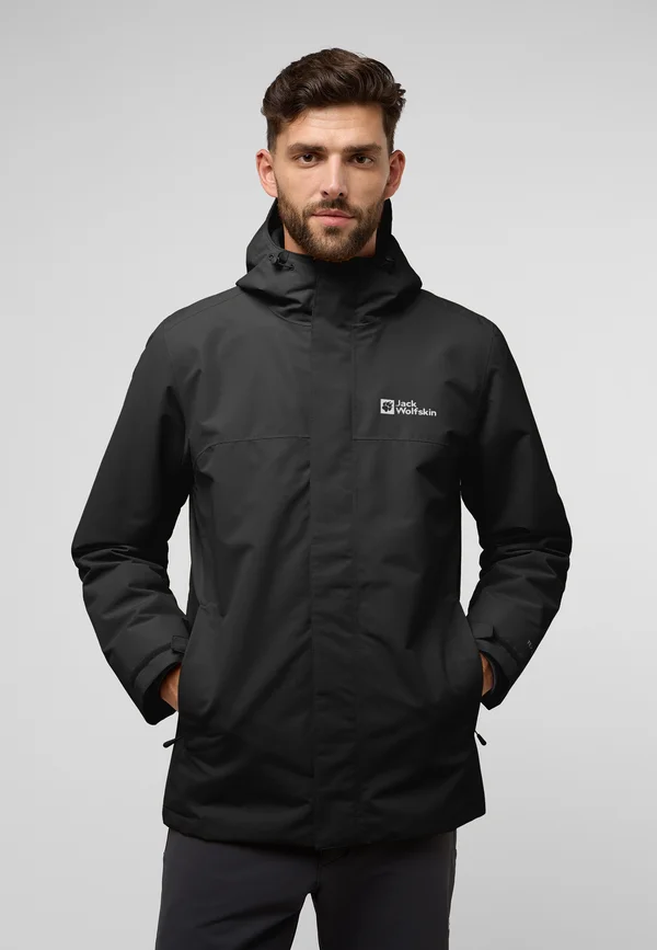 ALTENBERG 3IN1 JKT M - Waterproof jacket - black